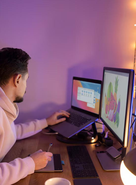 Adult person working late night from home 23 2150064964 1