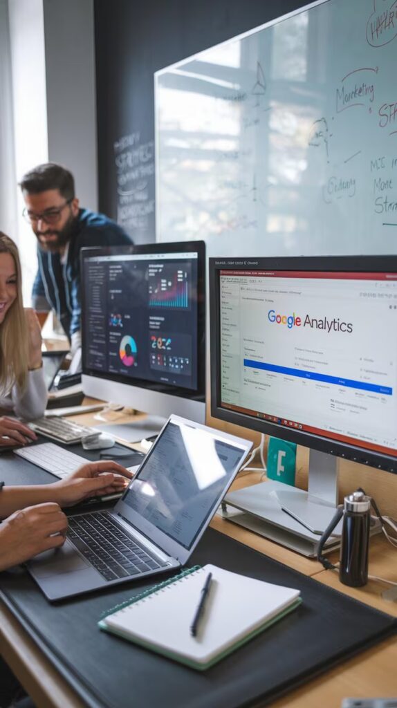 Team people working digital marketing technology related ai generator 1298185 3838 574x1024