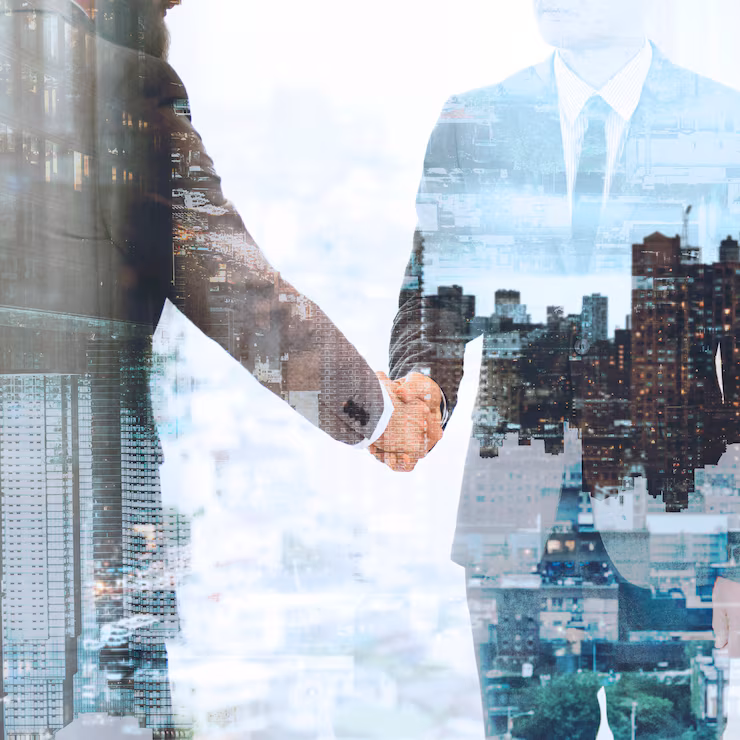 Corporate business handshake business partners 53876 104764